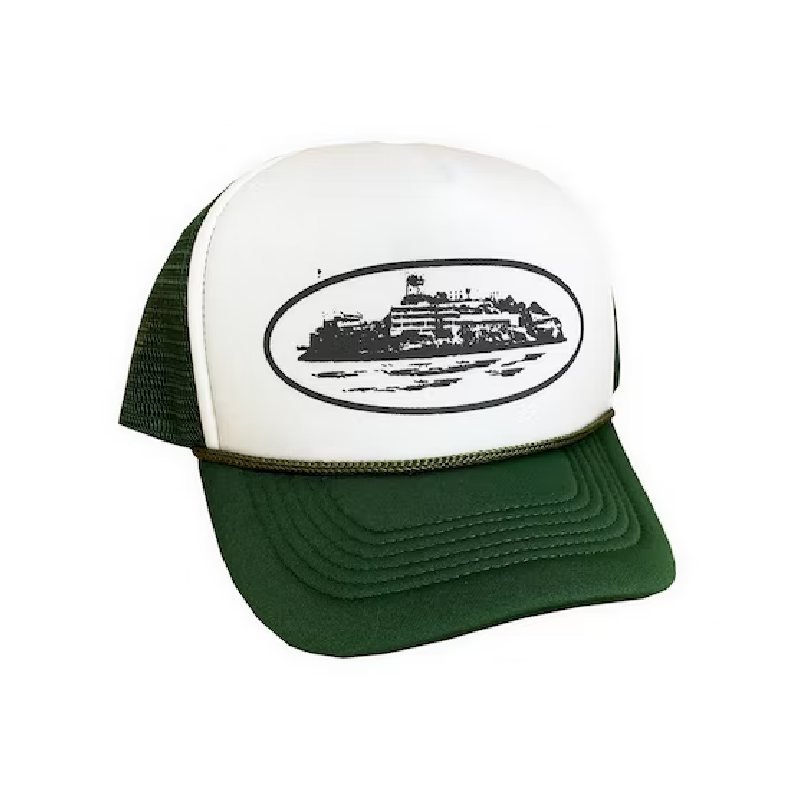 Corteiz-Alcatraz-Trucker-Hat-Green Corteiz-Alcatraz-Trucker-Hat-Green