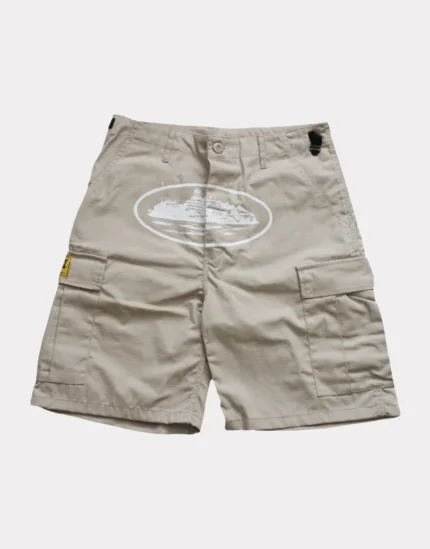 Corteiz-Guerillaz-21-Cargo-Shorts-Beige (1)