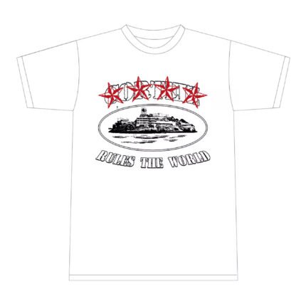 Corteiz 4Starz Alcatraz T-shirt White