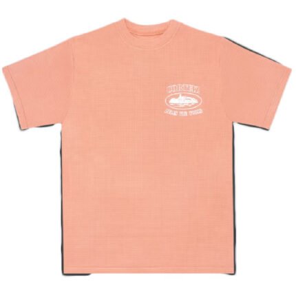 Corteiz Insignia Short sleeve Waffle T-Shirt Salmon