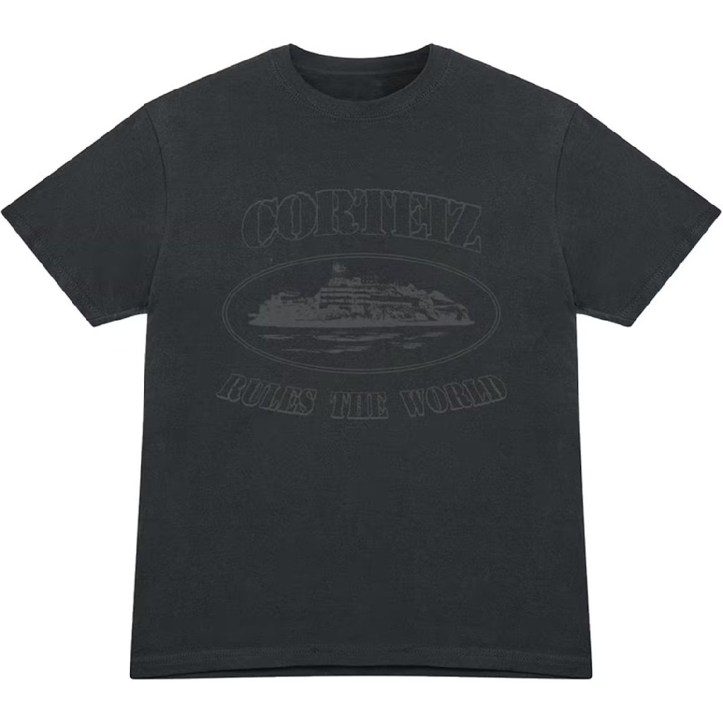 Corteiz OG Alcatraz T-Shirt Triple Black Corteiz OG Alcatraz T-Shirt Triple Black