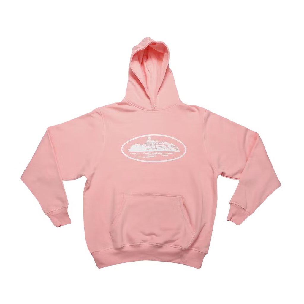 Corteiz Alcatraz Hoodie – Baby Pink Corteiz Alcatraz Hoodie – Baby Pink