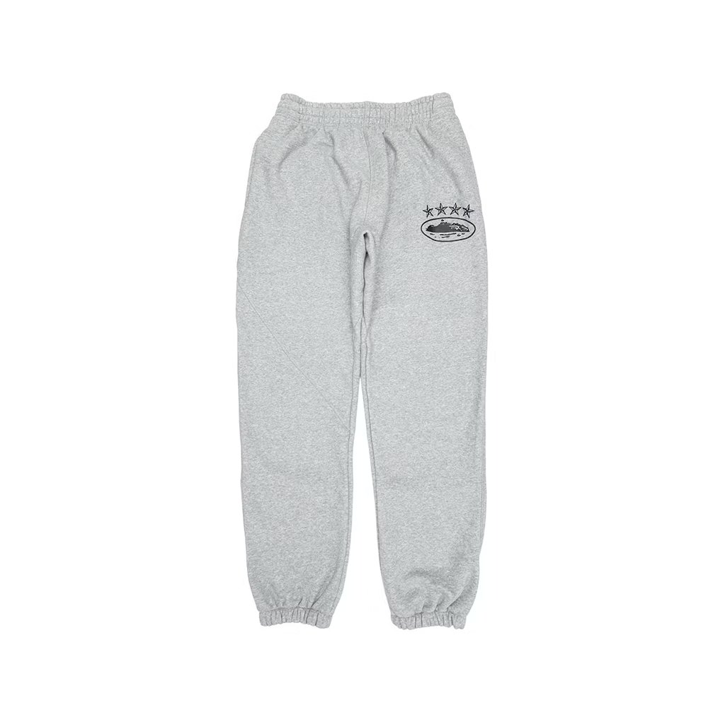 Corteiz 4Starz Alcatraz Sweatpants – Grey Corteiz 4Starz Alcatraz Sweatpants – Grey